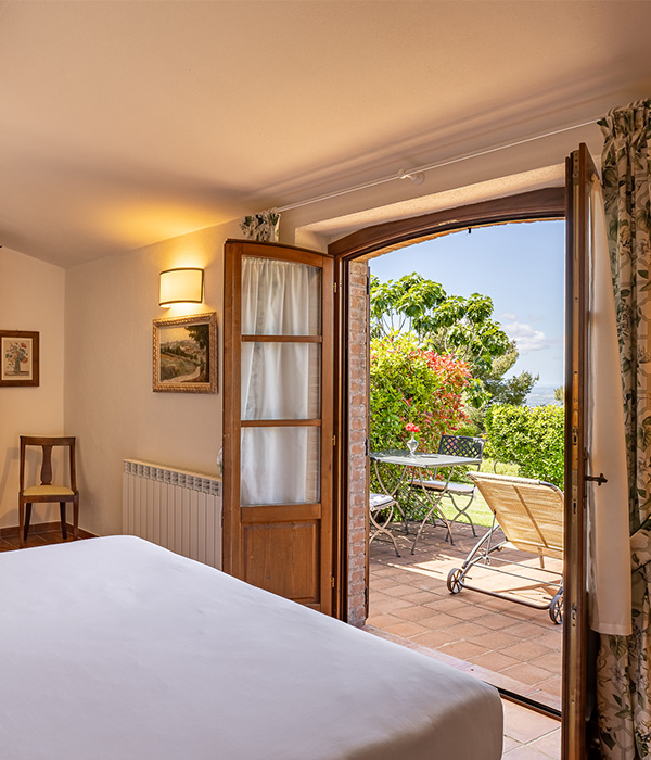 suite superior giardino camera vista
