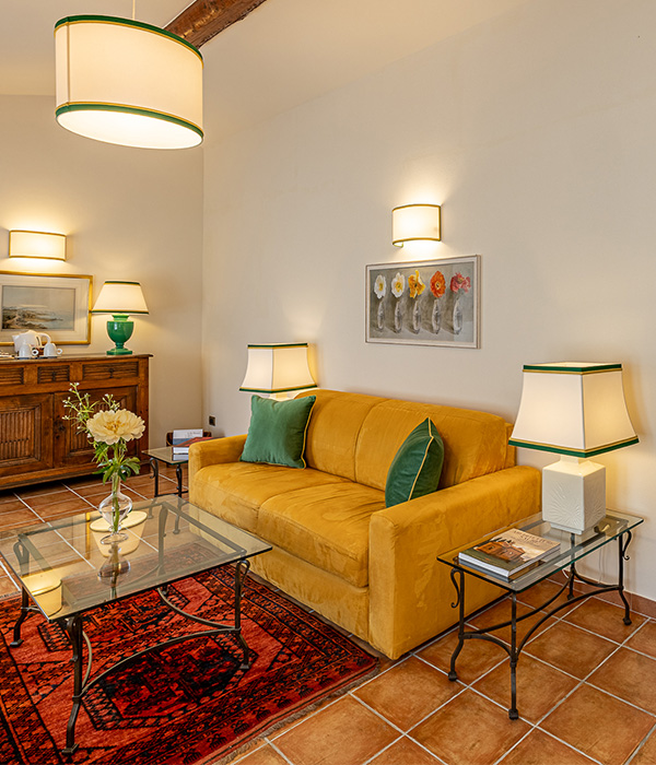suite superior giardino soggiorno